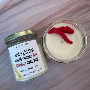 Hot Cheetos is a fresh Scented Candle, 9 oz