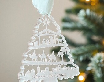 Nativity Tree Ornament