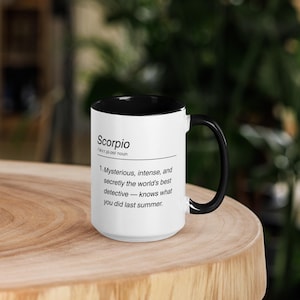 Zodiac Sign Scorpio Mug