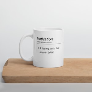 Motivation Description Mug