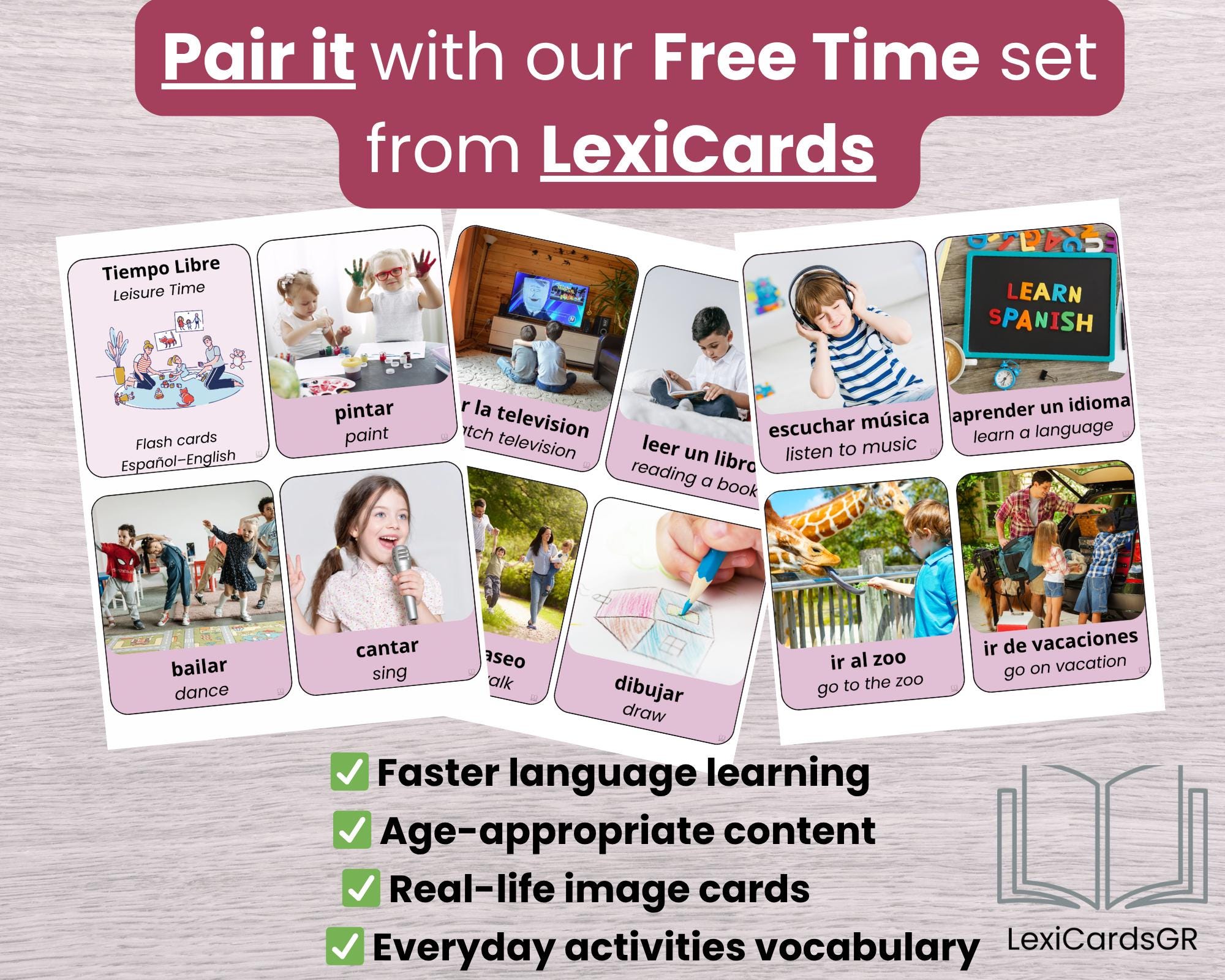 Spanish English Flashcards Printable | Daily Routine Bilingual Cards ...