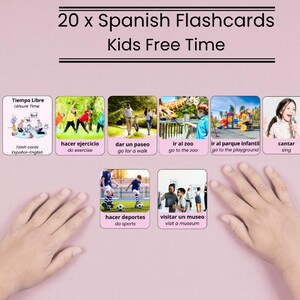 Spaans-Engelse Flashcards voor kinderen |  Realistische foto's Flashkaarten |  Tweetalige afdrukbare woordenschat voor thuisonderwijs, klaslokaal, ESL