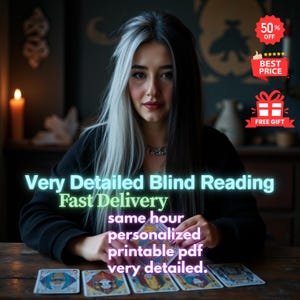 Blind Tarot Reading Without Questions – Same Hour Detailed Psychic Reading, Spiritual Intuitive Insight