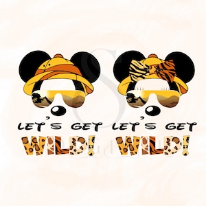 Disney Animal Kingdom Mouse Head Png, Mickey and Minnie Wild Trip Png, Safari Family Trip 2025, Vacay Mode, Digital Download,