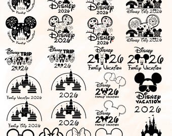 2026 Family Trip PNG Bundle, 2026 Family Vacation Png, Family Trip Sublimation Design, Vacay Mode Png, Magical Kingdom Png, Travel Shirt