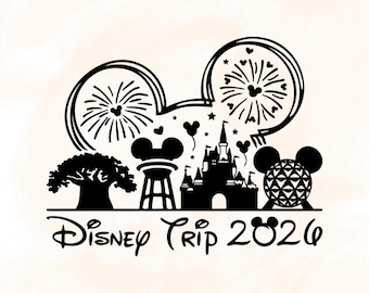 2026 familie-uitstapje SVG PNG, 2026 familievakantie png, familie-uitstapje sublimatie ontwerp, Vacay-modus png, Magical Kingdom Svg, reisshirt