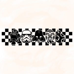 Star Wars Characters Png, Star Wars Png, Star Wars Sublimation, Digital Download, Star Wars, Galaxy Wars Png, Star Wars T-shirt