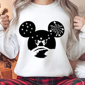 Mouse head in kissing minnie and mickey -  SVG and PNG file instant digital download - kissing - Iconic