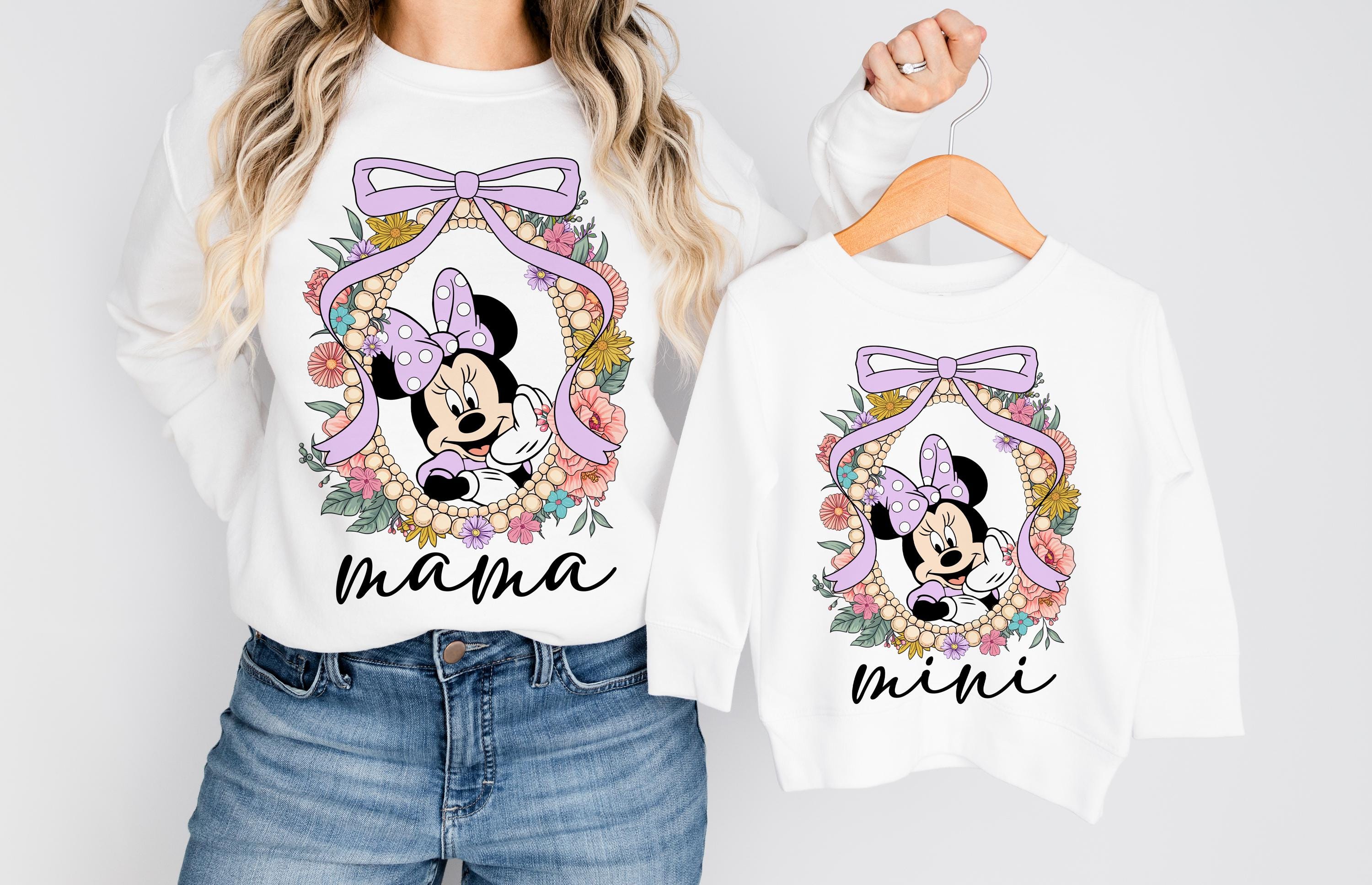 minnieママ Mini Mama Mini Png, Disney Mom Daughter Trip Png, Mini Mouse Png