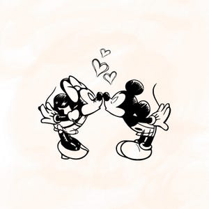 The Disney Kiss ポスター　ミッキー　ミニー 61xLSEQVBSL._AC_UF350,