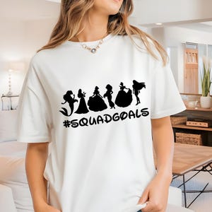 Princess Squad Goals Svg, Princess Silhouettes Svg, Family Trip Svg, Best Friends Svg, Family Vacation Svg, Magical Kingdom, Svg Png Files