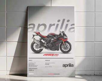 Decorazione murale Aprilia RSV4 Factory 2026 Poster
