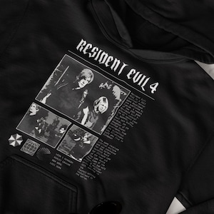 Leon S. Kennedy Biohazard Residence Evil 4 Premium Unisex Hoodie