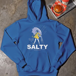 Salty Girl Tee : Frauen Vintage Baumwollmischung T-Shirt / Hoodie Royal