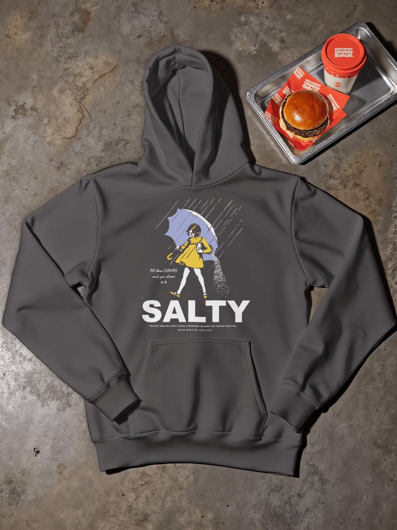 Salty Girl Tee : Frauen Vintage Baumwollmischung T-Shirt / Hoodie Dark Heather