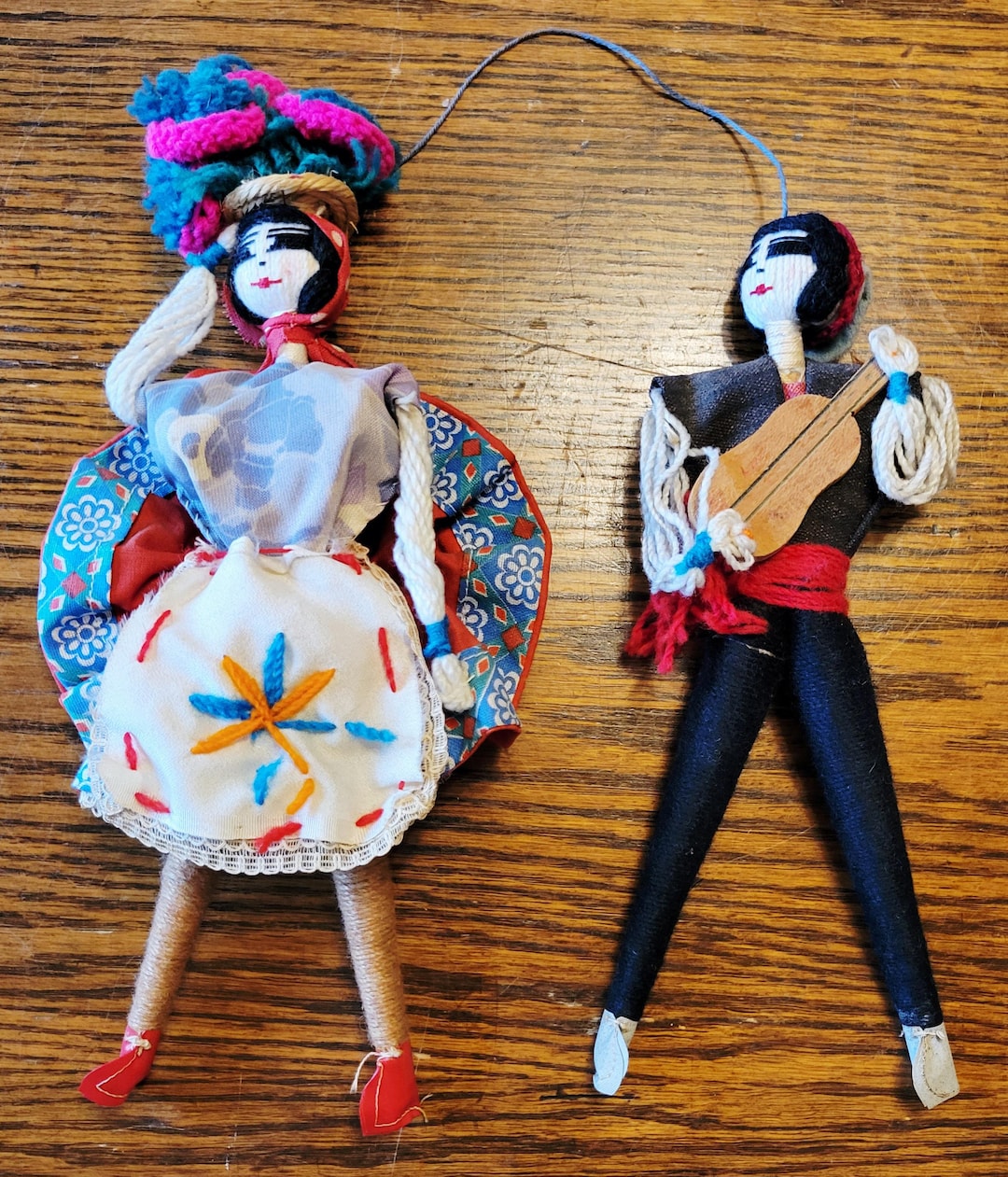 Hand String Dolls VTG 1950s Hand-made Portuguese Sintra Folk Art String Dolls - Etsy