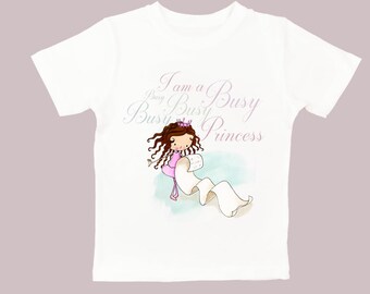 Busy Princess T-Shirts - Toddler Sizes 3T 4T 5T