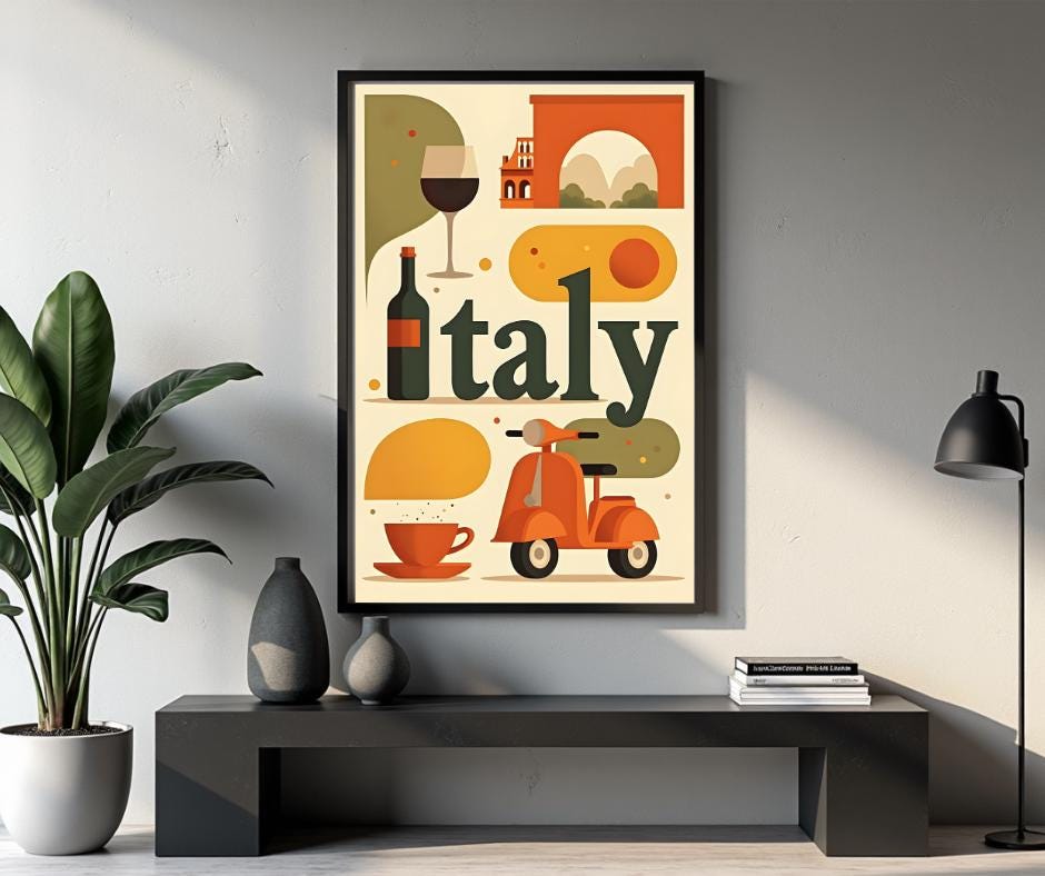 アート・デザイン・音楽 LA PITTURA ITALIANA Painting