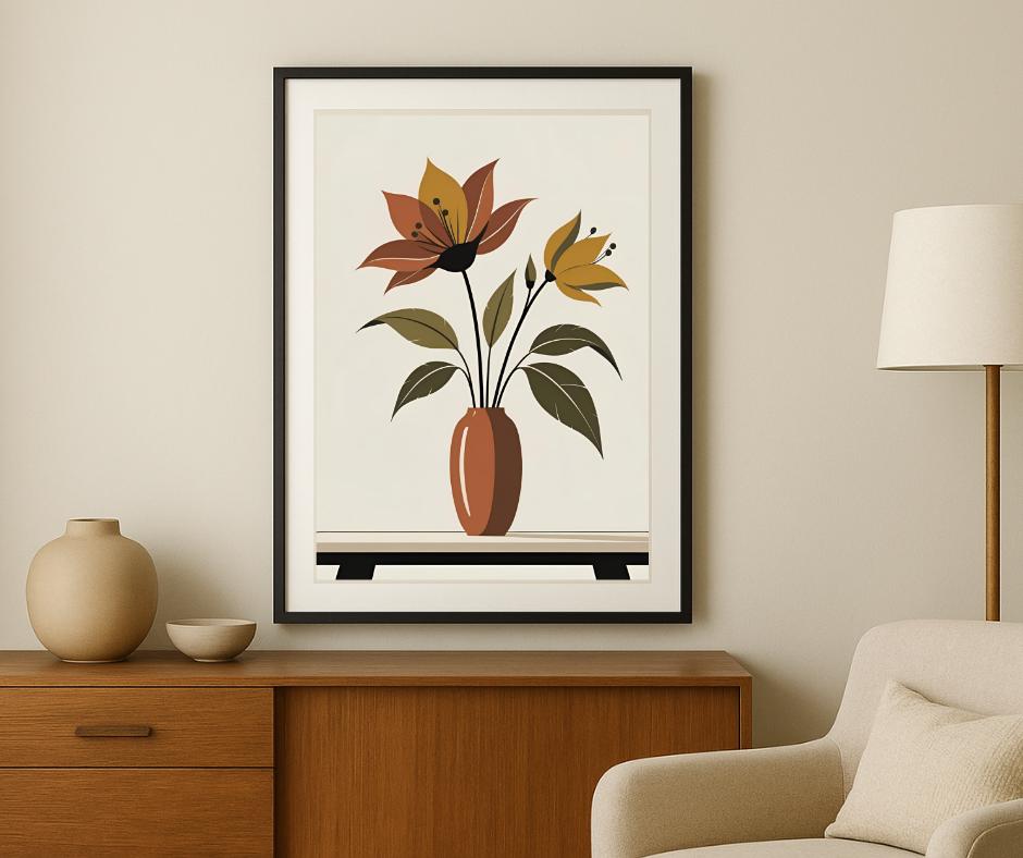 Midcentury Modern Flower Vase - Etsy