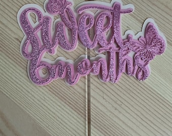 Sweet 6 months Cake Topper