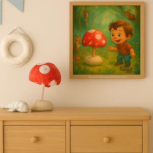 Transforma el proyecto artístico de tu hijo en un dibujo animado mágico • Arte de fantasía personalizado • Descarga digital