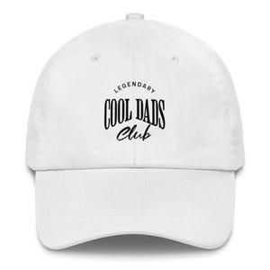 Legendary Cool Dad Hat – Funny Dad Club Baseball Cap, Father’s Day Gift, Cool Dad Logo Hat, Embroidered or Printed Dad Cap