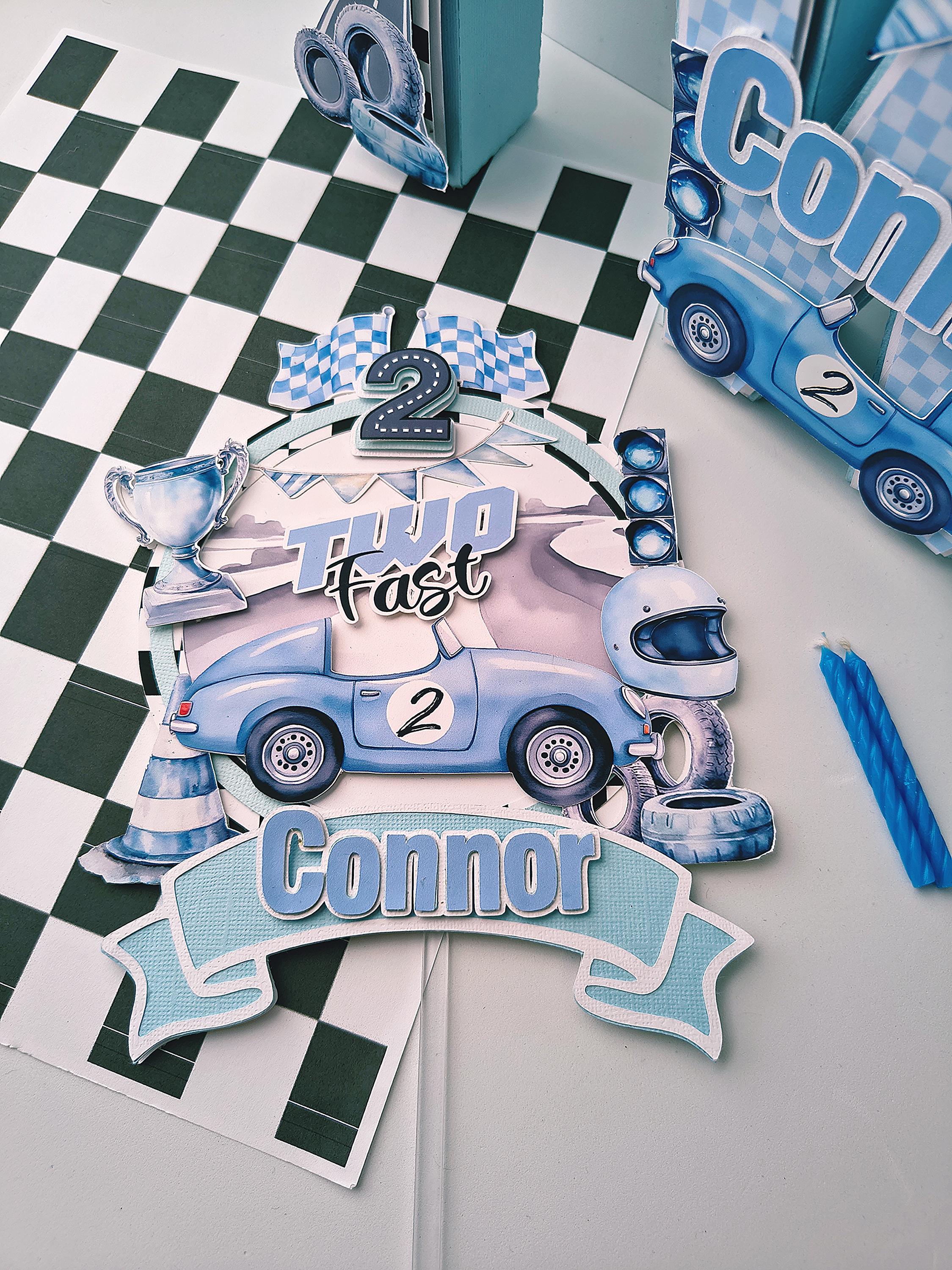 3D two fast letters, two fast party, boy two fast party decor, second ...