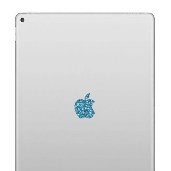 Apple iPad 12.9 Apple Logo Decal - Sparkling Turquoise