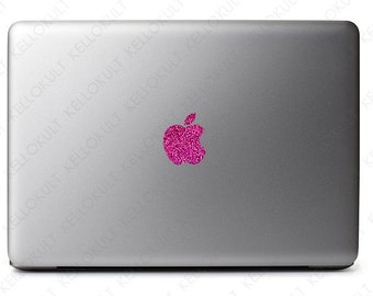 Sparkling Rose Apple Sticker Decal for Macbook Pro 2011-2015 version