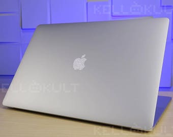 Sparkling Silver Apple Sticker Decal for Macbook Pro 2017, 2018, 2019 version