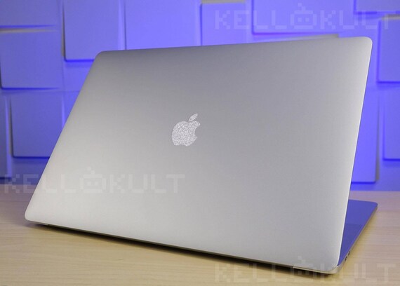 Sparkling Silver Apple Sticker Decal For Macbook Pro 2017 Etsy
