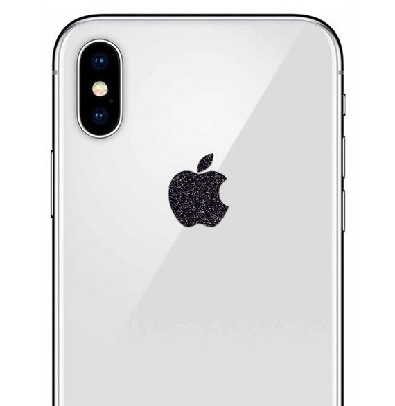 Apple Iphone X Sparkling Midnight Black Logo Decal Etsy Apple Iphone X Sparkling Midnight Black Logo Decal Etsy