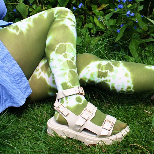 TIE DYE Tights SUPERNOVA Colourway 50 Denier Dip Dye Fun Etsy