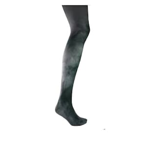 TIE DYE Tights - GREY & Black - Dip dyed pantyhose, patterned, unique colorful, colourful, plus size, curvy, rainbow legs, punk, goth