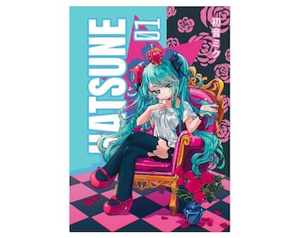 Hatsune Miku - A5 World is Mine Dotted Spiral Bound Journal
