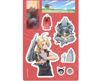 Full Metal Alchemist Sticker Sheet