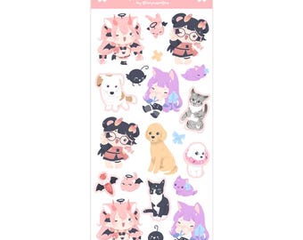 Crym and Friends Sticker Sheet