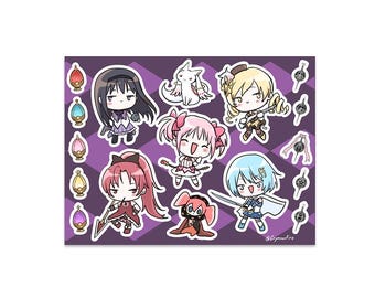 Madoka Magica Sticker Sheet