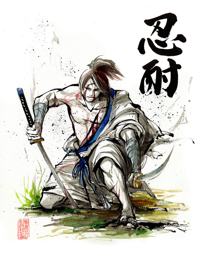 Print 8x10 Catholic Crusader Samurai Series III Japanese
