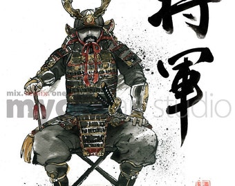 Shogun, Samurai General at War 8x10 PRINT