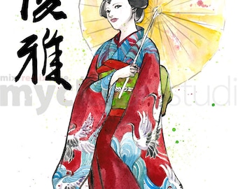 飾り絵　kimono woman il_340x270.414527991_o19f.jpg