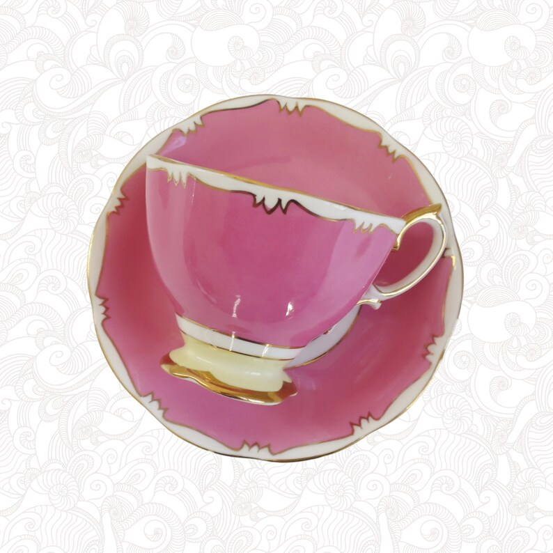 Vintage Pink Royal Albert Tea Cup and Saucer, Cup and Saucer Set, Gift for Mom image 7