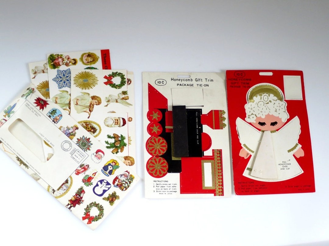 Vintage Holiday Ephemera Angels Christmas Etsy