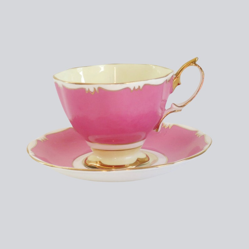 Vintage Pink Royal Albert Tea Cup and Saucer, Cup and Saucer Set, Gift for Mom image 1