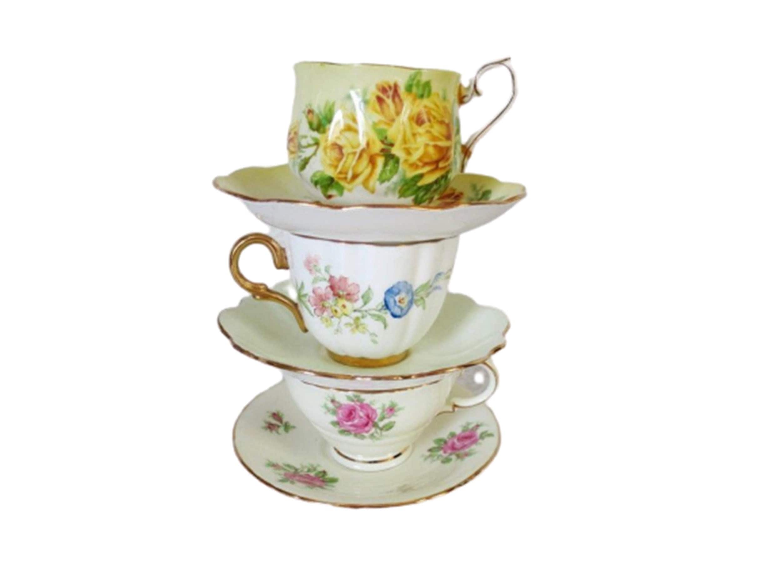 Dining & Serving Kitchen & Dining Set of 3 vintage saucers Plates etna