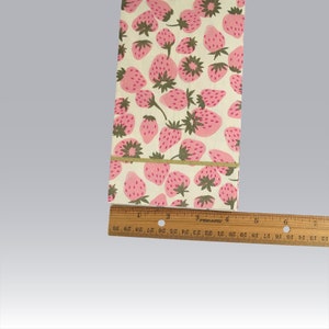 Pink Strawberry Banquet Napkins for Decoupage, Crafts or Tablescaping image 7