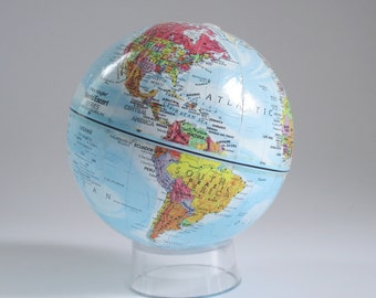 Vintage World Globe, Table Decor Globe Atlas