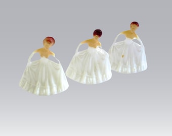 Vintage Micro Miniature Dolls for Dolls, Mini Craft Pieces, Princess or Bride Mini