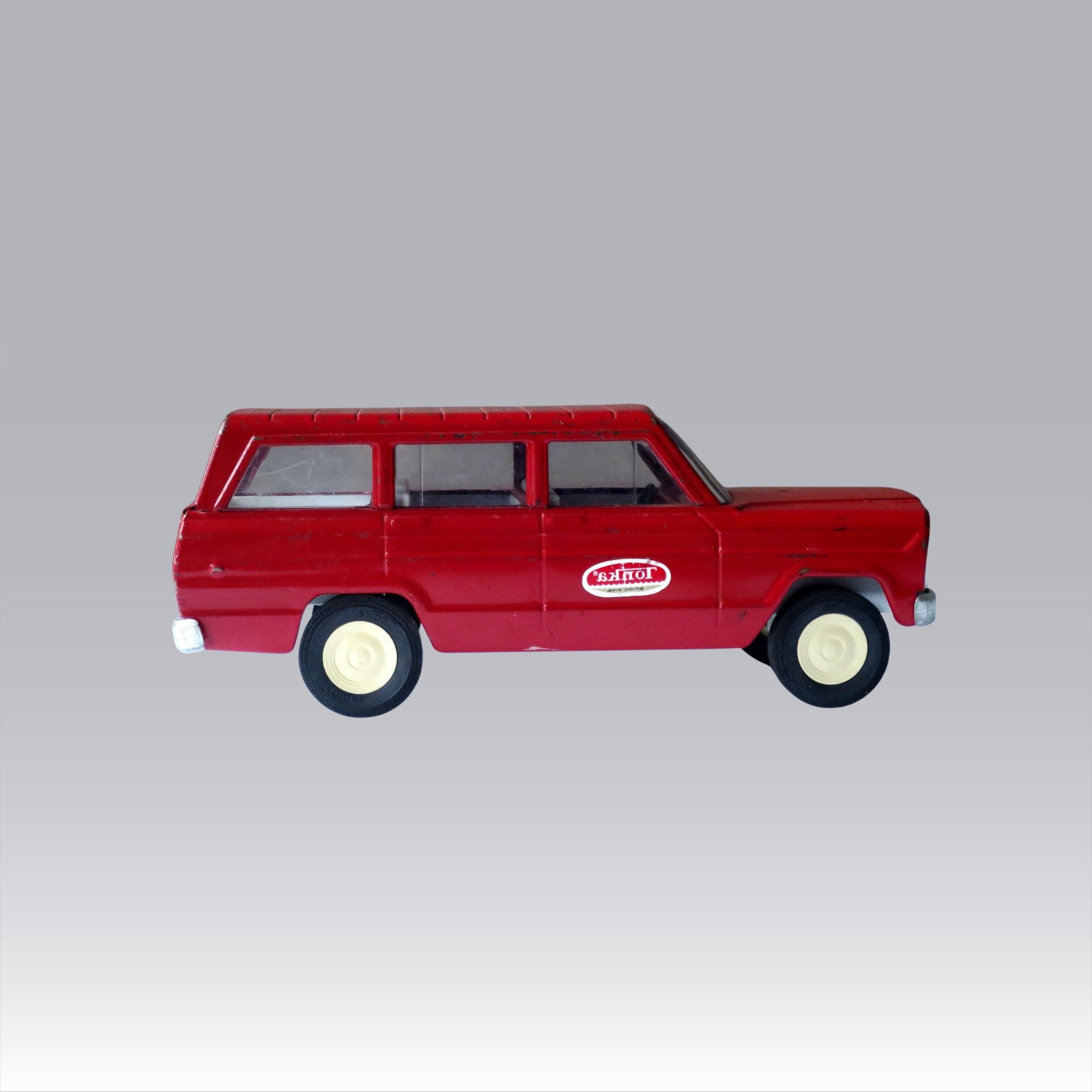 Vintage 60s Tonka Jeep Wagoneer & Car Hauler: Steel Toy Truck - Etsy