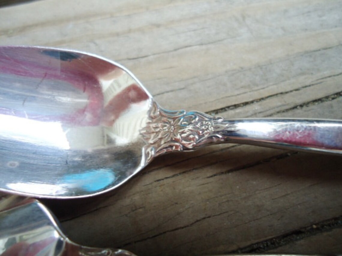Vintage 1847 Rogers Bros Renaissance Pattern Spoons Etsy